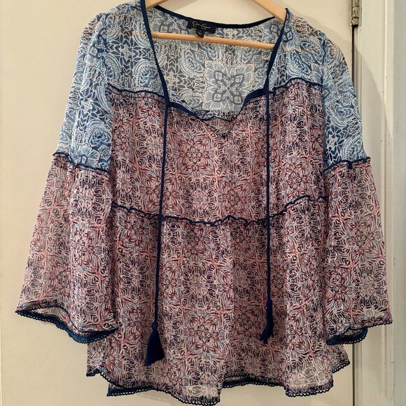 Jessica Simpson Tunic Blouse (S) - Picture 1 of 6